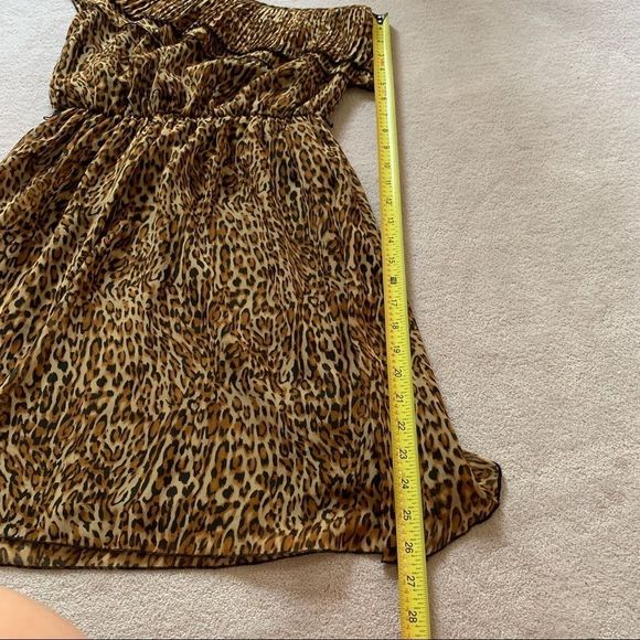 Sam & Mac Cheetah Print Dress Size Small - Picture 6 of 6